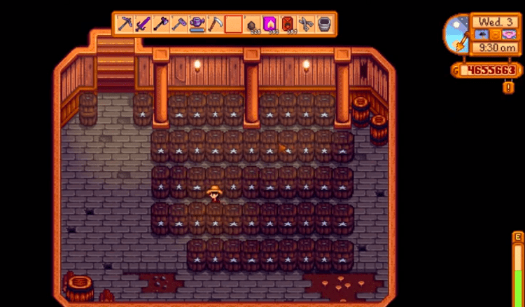 Casks in Stardew Valley