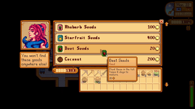 Stardew Valley Beet Seeds