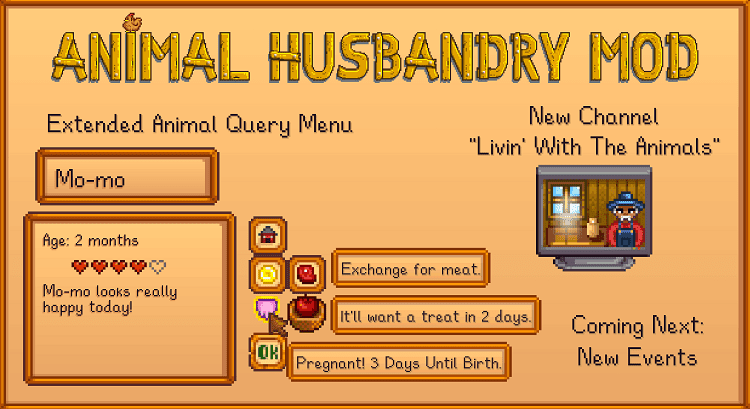 Animal Husbandry Mod