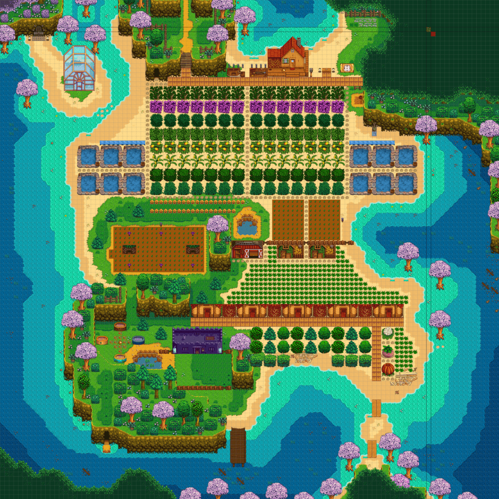 Stardew Valley Farm Layout Ideas Marrying Agriculture With Aesthetics Sdew Hq 9575