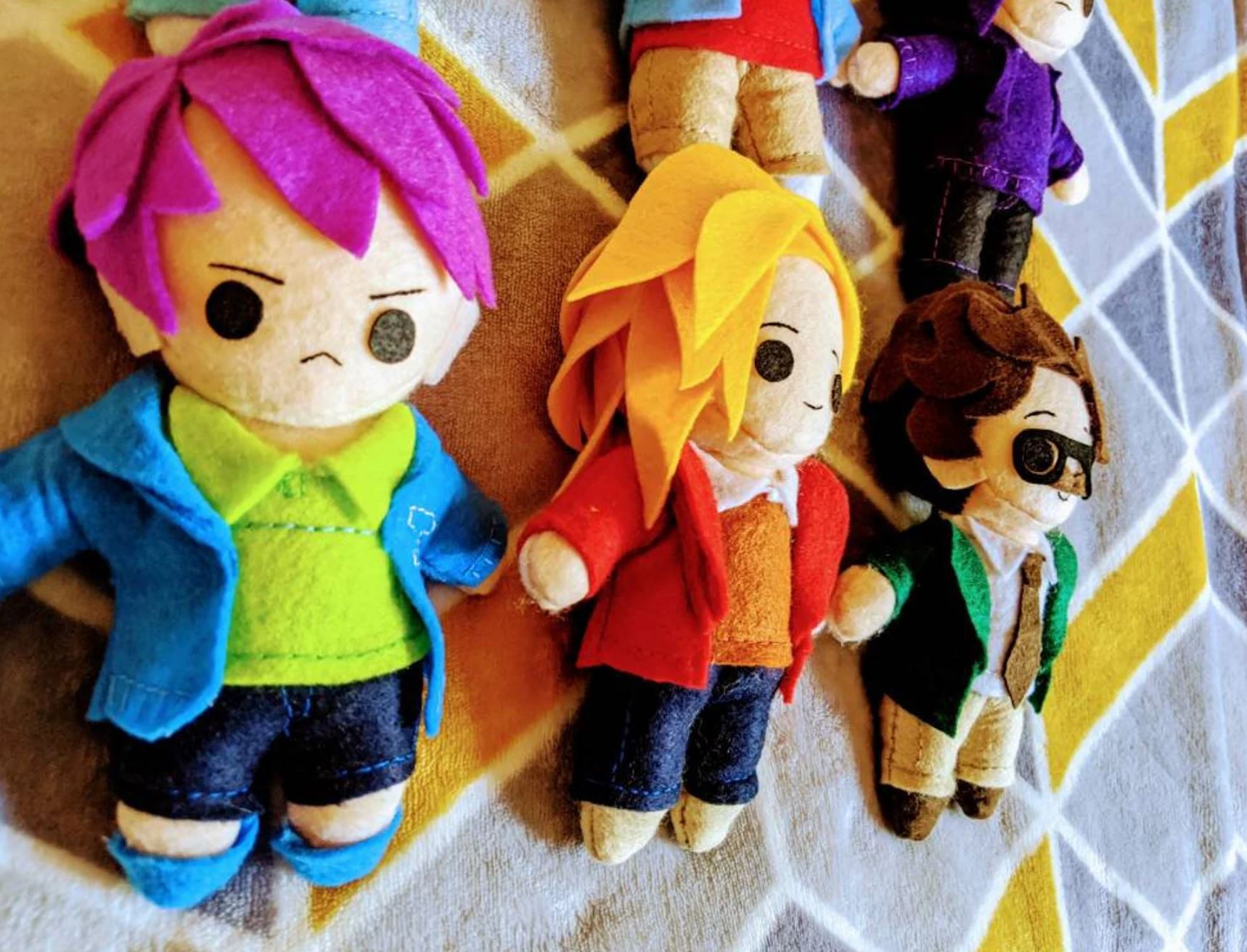 Stardew Valley Bachelor plushies