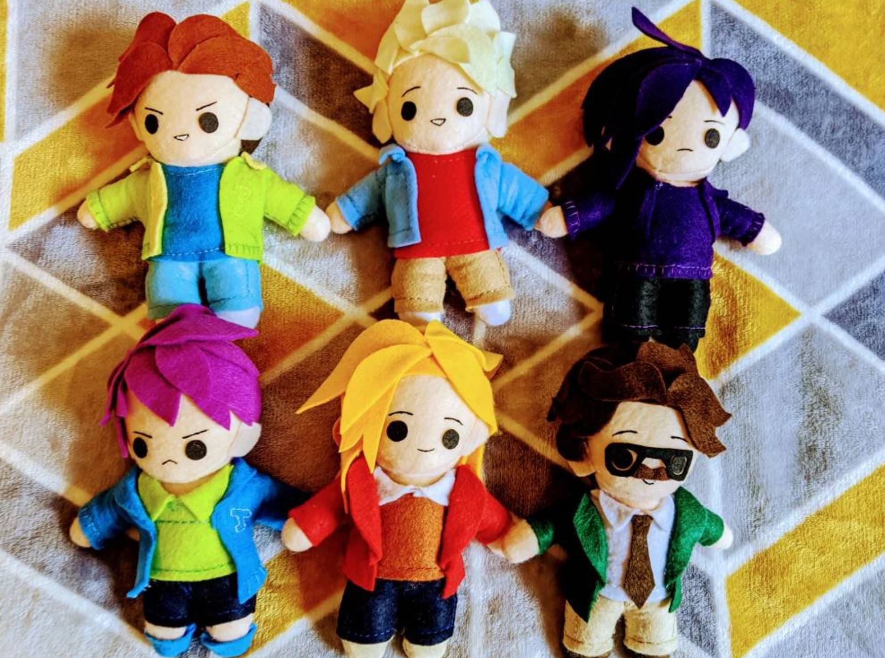 Stardew Valley Bachelor plushies