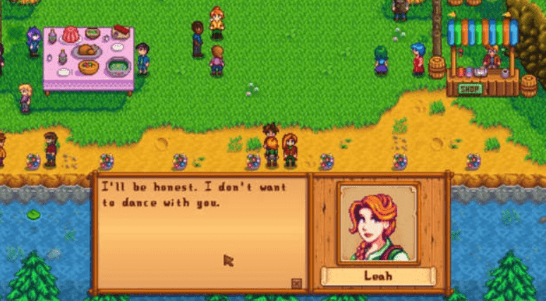 leah stardew valley flower dance