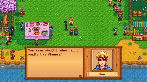 sam flower dance stardew valley