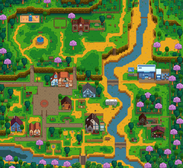 stardew valley town