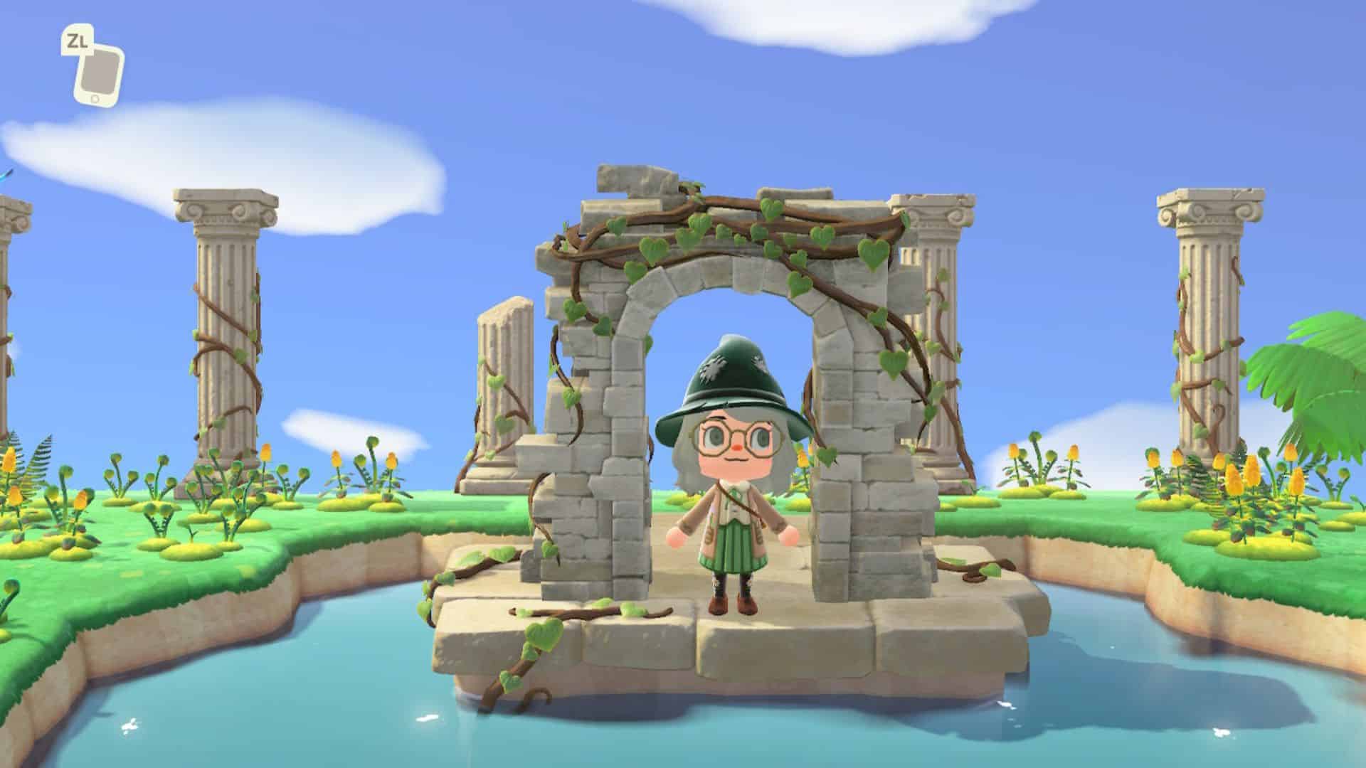 Animal Crossing Terraformed Pond