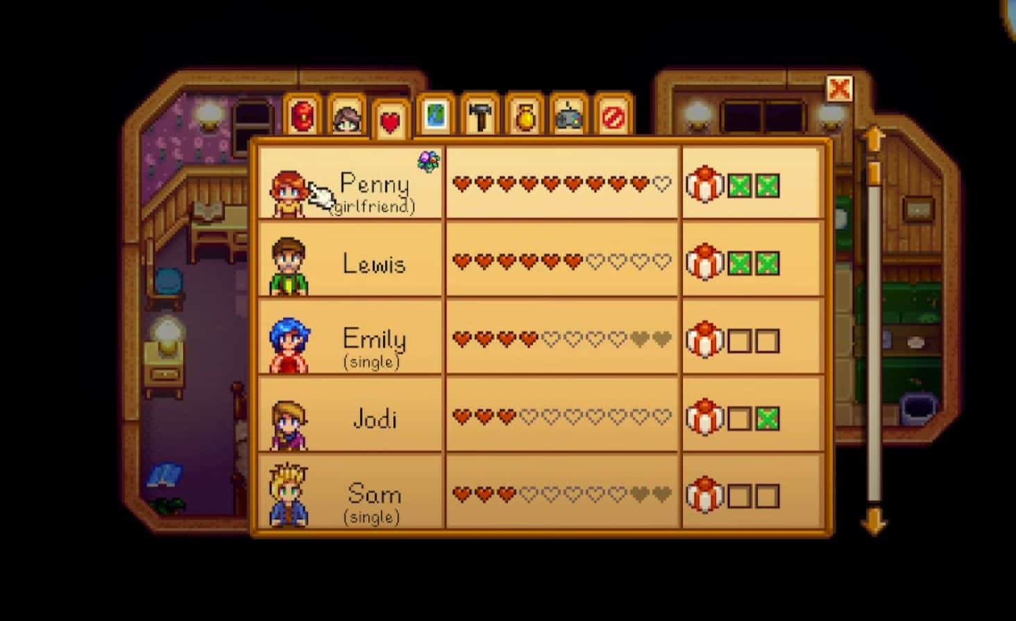 girlfriend hearts for dating stardew valley