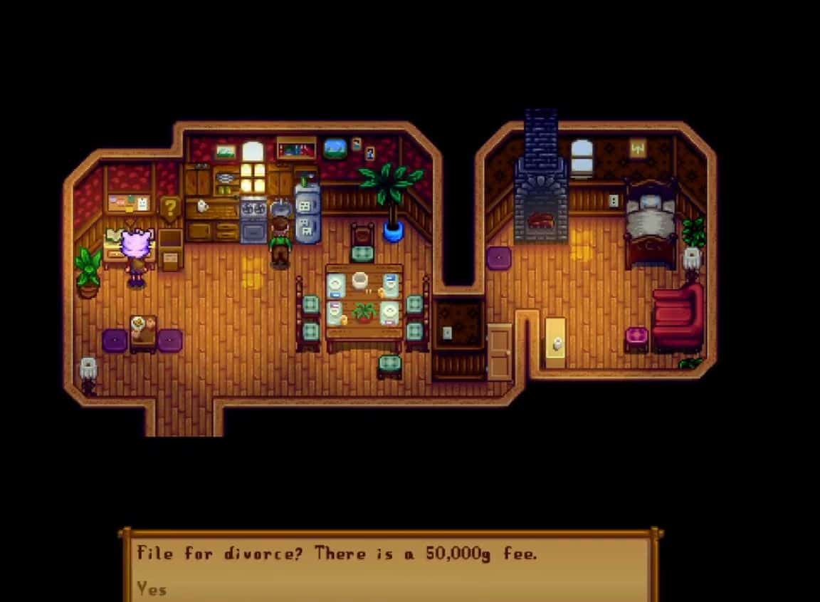 getting a divorce stardew valley