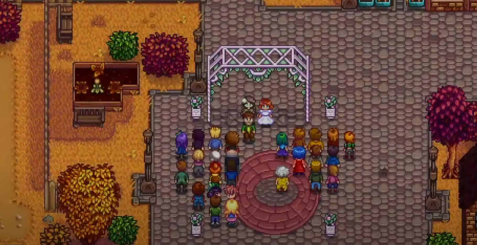 wedding ceremony stardew valley