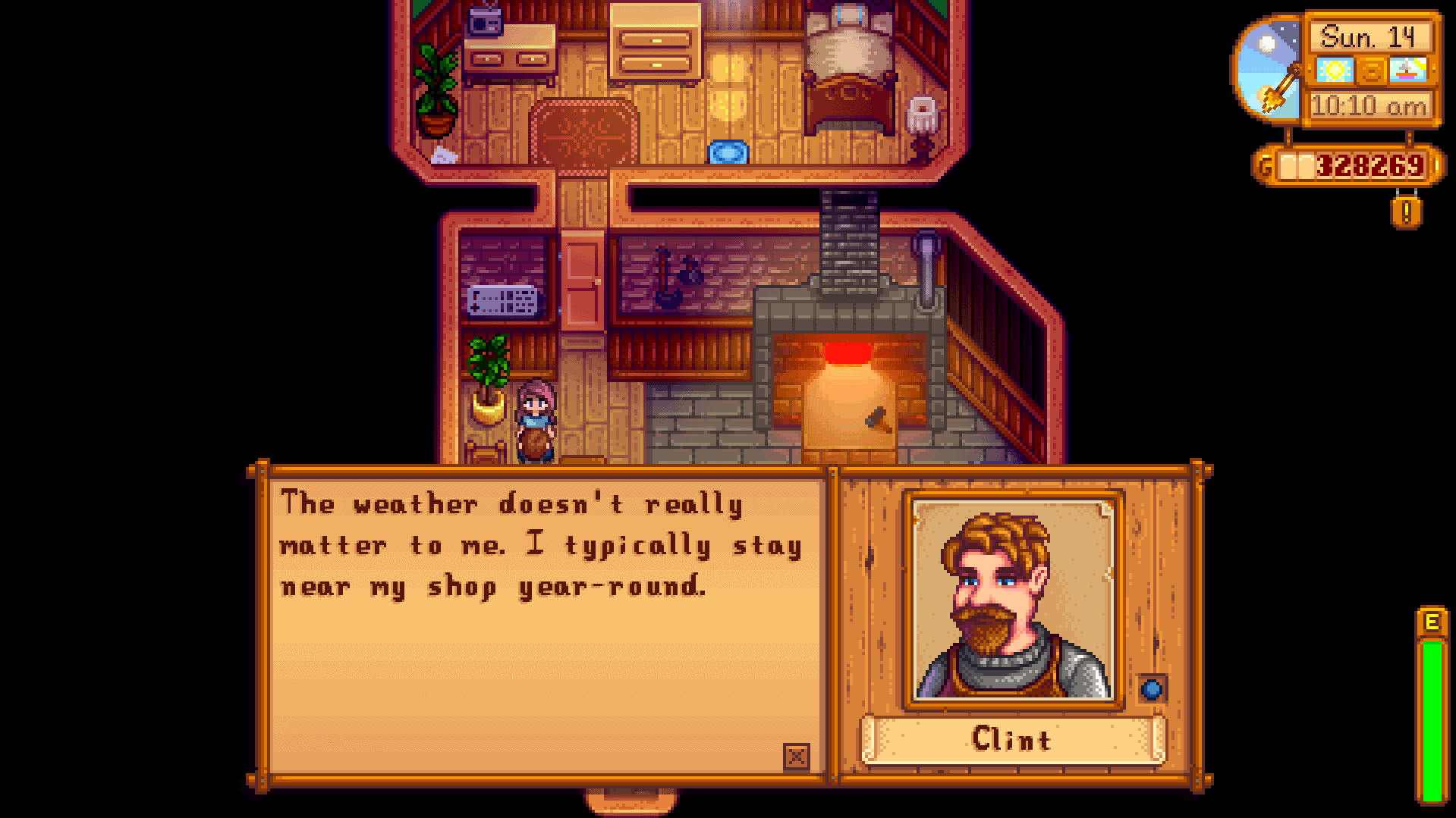 Stardew Valley Character Clint