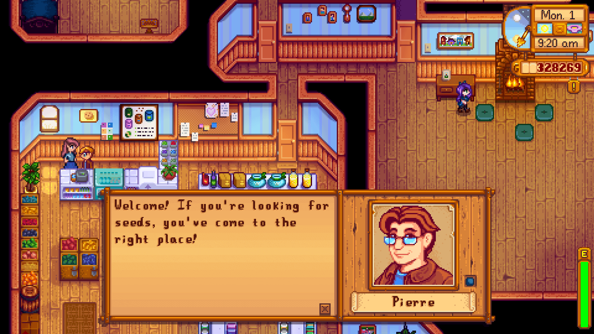 Stardew Valley Character Pierre